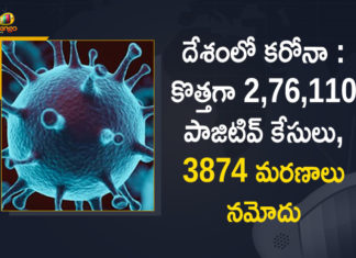 India Covid-19 Updates: 276110 New Positive Cases And 3874 Deaths Reported Today,Coronavirus Cases In India,Coronavirus In India,Coronavirus India Live Updates,Coronavirus Live Updates,Coronavirus Positive Cases List,COVID 19 Deaths,COVID-19,COVID-19 Cases in India,COVID-19 Daily Bulletin,Covid-19 In India,Covid-19 Latest Updates,COVID-19 New Live Updates,Covid-19 Positive Cases,India Coronavirus,India COVID 19,India Covid-19 Updates,Mango News,Mango News Telugu,Coronavirus Update,Coronavirus Latest News Updates,India Records 276110 New Covid-19 Cases,India Reports over 276110 New Covid-19 Cases,Coronavirus Live Updates In India,Covid Cases In India,Coronavirus India Cases,Covid-19 Cases,Covid-19 Cases India,Coronavirus Pandemic,Coronavirus India Update,Coronavirus India,Covid 19 Update,India Covid 19 News,Covid-19 Update,Covid-19 India Updates,India Covid Cases,Covid 19 Cases News In India