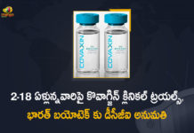 DCGI Approves Phase 2/3 Clinical Trial of COVAXIN in the Age Group of 2 to 18 Years,Mango News,Mango News Telugu,COVID-19,COVID-19 Latest Updates,Coronavirus Updates,COVID-19 Cases,Corona Updates,Covid Vaccination,Covid Vaccine,COVID-19 Vaccine,Coronavirus Vaccine,COVAXIN,DCGI,DCGI Approves Phase 2/3 Clinical Trial of COVAXIN,Covaxin Vaccine,Covaxin,DCGI approves Phase 2/3 clinical trials of COVAXIN,DCGI Approves Phase 2/3 Clinical Trial Of Covaxin,Bharat Biotech to conduct Covaxin trial,DCGI Approves Phase 2 And Phase 3 Clinical Trials Of COVAXIN,DCGI Approves Covaxin Clinical Trial On 2-18 Year Age Group,Covaxin Trial In Children,Covaxin Trial,Covaxin Trial On 2-18 Year Age Group,Covaxin Trial News
