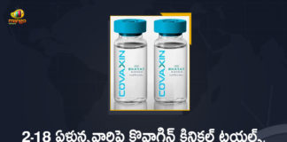 DCGI Approves Phase 2/3 Clinical Trial of COVAXIN in the Age Group of 2 to 18 Years,Mango News,Mango News Telugu,COVID-19,COVID-19 Latest Updates,Coronavirus Updates,COVID-19 Cases,Corona Updates,Covid Vaccination,Covid Vaccine,COVID-19 Vaccine,Coronavirus Vaccine,COVAXIN,DCGI,DCGI Approves Phase 2/3 Clinical Trial of COVAXIN,Covaxin Vaccine,Covaxin,DCGI approves Phase 2/3 clinical trials of COVAXIN,DCGI Approves Phase 2/3 Clinical Trial Of Covaxin,Bharat Biotech to conduct Covaxin trial,DCGI Approves Phase 2 And Phase 3 Clinical Trials Of COVAXIN,DCGI Approves Covaxin Clinical Trial On 2-18 Year Age Group,Covaxin Trial In Children,Covaxin Trial,Covaxin Trial On 2-18 Year Age Group,Covaxin Trial News