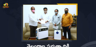 Telangana Industrialists Federation Donated 40 Oxygen Concentrators to Telangana Government,Mango News,Mango News Telugu,Telangana Industrialists Federation Donated 40 Oxygen Concentrator To KTR,Telangana Government,40 Oxygen Concentrators,Oxygen,Telangana Industrialists Federation,Telangana Industrialists Federation News,Telangana Industrialists Federation Donation,Telangana Industrialists Federation Donated 40 Oxygen Concentrators,TFI Company Oxygen Concentrators Donation To Telangana Govt,Covid Treatment,Oxygen Concentrators,Oxygen Concentrators Donation,Telangana Govt,Telangana,Telangana News,COVID-19,COVID-19 in Telangana,Telangana Industrialists Federation Donates Oxygen Concentraters,Minister KTR,KTR,CM KCR,Telangana Covid,Covid Cases In Telangana Today