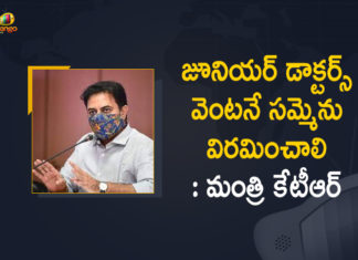 Minister KTR Responds over Junior Doctors Strike, Asked them to Join Duties Immediately