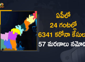Covid-19 in AP, 6341 New Positive Cases, 57 Deaths Reported Today,