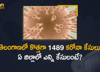 తెలంగాణలో కొత్తగా 1489 కరోనా కేసులు, ఏ జిల్లాలో ఎన్ని కేసులంటే? Coronavirus, COVID-19, Covid-19 Updates in Telangana, telangana corona district wise cases, telangana coronavirus cases district wise, telangana coronavirus cases today, telangana coronavirus cases today district wise, telangana coronavirus district wise, telangana coronavirus district wise List, Telangana Coronavirus News, telangana covid cases today bulletin, telangana covid cases today list,mango news