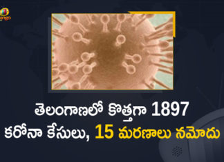 తెలంగాణలో కొత్తగా 1897 కరోనా కేసులు, 15 మరణాలు నమోదు Coronavirus, COVID-19, Covid-19 Updates in Telangana, telangana corona district wise cases, telangana coronavirus cases district wise, telangana coronavirus cases today, telangana coronavirus cases today district wise, telangana coronavirus district wise, telangana coronavirus district wise List, Telangana Coronavirus News, telangana covid cases today bulletin, telangana covid cases today list,mango news