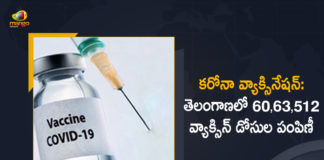 60.63 Lakh Covid Vaccine Doses Administered so far in Telangana, 60.63 Lakh Covid Vaccine Doses Administered so far in Telangana State, Corona Vaccination Programme, COVID 19 Vaccine, Covid Vaccination, Covid-19 Vaccine Distribution, Covid-19 Vaccine Distribution News, Covid-19 Vaccine Distribution updates, COVID-19 Vaccine in Telangana, Distribution For Covid-19 Vaccine, India Covid Vaccination, Mango News, Vaccine Distribution