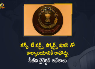 CBI asks staff to wear only formals, CBI Director Issued Orders, CBI Employees, CBI Employees Dress Code, CBI Issues Dress Code for Employees, cbi office dress code, cbi office employees cannot wear jeans, CBI Officers Will No Longer Be Seen In Jeans T Shirts, Dress code applicable to CBI officers, Jeans, Jeans T-shirts Sports Shoes Not Allowed for CBI Employees, Mango News, Sports Shoes Not Allowed for CBI Employees, T-shirts