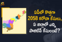 ఏపీలో కొత్తగా 2058 కరోనా కేసులు, ఏ జిల్లాలో ఎన్ని పాజిటివ్ కేసులంటే? Andhra Pradesh, Andhra Pradesh COVID-19 Daily Bulletin, Andhra Pradesh Department of Health, ap coronavirus cases today, ap coronavirus cases total, ap coronavirus updates district wise, AP COVID 19 Cases, AP Total Positive Cases, COVID-19, COVID-19 Daily Bulletin, Total Corona Cases In AP,mango news