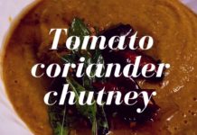 Instant tomato chutney,Coriander chutney without coconut,Tomato coriander chutney for idli and dosa,Tomato cilantro chutney,Coriander tomato chutney,Coriander chutney,Tomato chutney,Tomato pachadi,Tomato kothimeera pachadi,Tomato coriander chutney in telugu,Andhra style tomato kothimeera pachadi