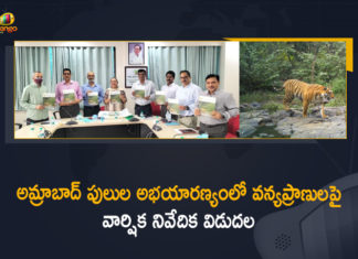 Amrabad Tiger Reserve, Amrabad Tiger Reserve Wildlife Census, Amrabad Tiger Reserve Wildlife Census Annual Report, Forest Department Released Amrabad Tiger Reserve Wildlife Census, Mango News, Telangana Forest Department, Telangana Forest Department Released Amrabad Tiger Reserve, Telangana Forest Department Released Amrabad Tiger Reserve Wildlife Census, Telangana Forest Department Released Amrabad Tiger Reserve Wildlife Census Annual Report, Wildlife Census Annual Report