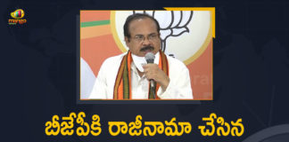 Another jolt to BJP in Telangana as ex-minister quits, Another shock for Telangana BJP, Ex-minister Peddireddy, Ex-minister Peddireddy Resigned From Bharatiya Janata Party, Former minister E Peddi Reddy quits Telangana BJP, Former Minister Peddi Reddy Resigns from BJP, Mango News, Peddi Reddy quits BJP, Peddi Reddy resigns from BJP, Peddi Reddy resigns from BJP over Eetela Rajender, Peddireddy Resign, telangana