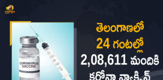 Covid-19 Vaccination in Telangana: More than 1.16 Cr Vaccine Doses Were Administered Till Now
