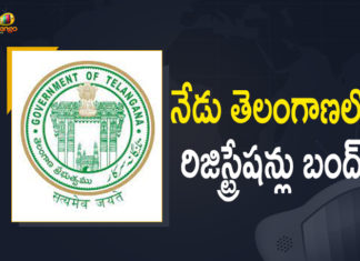 Mango News, No document registrations in Telangana, Registrations, Registrations Closed Today in Sub-Registrar Offices due to UPS Upgradation, telangana, Telangana government suspends nearly all registrations, Telangana Property registrations, Telangana Property registrations to resume in TS, Telangana Registration department, Telangana Registrations, Telangana Registrations Closed, Telangana registrations closed today, Telangana Registrations Latest Update, UPS Upgradation