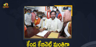G Kishan Reddy, G Kishan Reddy assumes office as Union Minister, Kishan Reddy, Kishan Reddy Takes Charge as Minister of Culture Tourism and North Eastern Region Development, Kishan Reddy takes charge as Union Minister of Culture, Kishan Reddy today takes charge as Culture and Tourism Minister, Mango News, Ministry Of Tourism, Secunderabad MP, Tourism and North Eastern Region Development, Union Cabinet, Union Cabinet Ministers