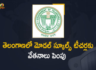 Telangana Govt Announced New Pay Scale For Model Schools Staff