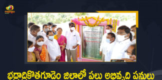 Development Works in Bhadradri, Development Works in Bhadradri Kothagudem, Errabelli Dayakar Rao, Errabelli Inaugurates Development Works in Bhadradri, Errabelli Inaugurates Development Works in Bhadradri Kothagudem, Kothagudem, Kothagudem development, Mango News, Minister Puvvada Ajay, Minister Puvvada Ajay Kumar, Ministers Puvvada Ajay, Telangana Minister Puvvada Ajay, Telangana Transport Minister Puvvada Ajay, Transport Minister Puvvada Ajay