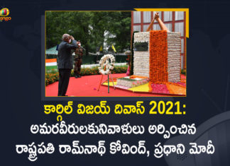 22nd Anniversary of Kargil Vijay Diwas, Defense Minister of India, India Celebrates 22nd Anniversary Of Kargil Victory, India Celebrates 22nd Anniversary Of Kargil Victory As Kargil Vijay Diwas, Kargil, Kargil Victory As Kargil Vijay Diwas, Kargil Vijay Diwas, Kargil Vijay Diwas 2021, Kargil Vijay Diwas News, Kargil Vijay Diwas Updates, Mango News, Prime Minister Narendra Modi, Rajnath Singh