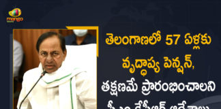 CM KCR Ordered Officials To Start Process For Old age Pension, CM KCR Ordered Officials To Start Process For Old age Pension for People Above 57 years, KCR announces old-age pension for those above 57 years, Mango News, Old age Pension for People Above 57 years, Old-age pensions for people aged above 57 yrs, Process For Old age Pension, Process For Old age Pension for People Above 57 years, Telangana CM KCR’s promise of Aasara age relaxation, Telangana Old Age Pension, Telangana Old Age Pension Scheme