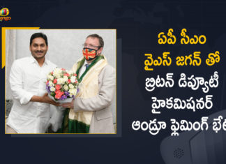 Andrew Fleming, Andrew Fleming Meets CM YS Jagan, British delegation meets Chief Minister, British Envoy calls on AP CM, CM YS Jagan, Mango News, UK Deputy Commissioner meets Andhra Pradesh CM, UK Deputy High Commissioner, UK Deputy High Commissioner Andrew Fleming, UK Deputy High Commissioner Andrew Fleming Meets CM YS Jagan, UK Deputy High Commissioner Meets CM YS Jagan, YS Jagan