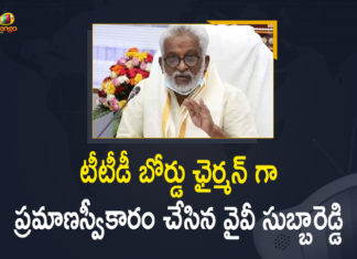 Andhra Pradesh, Andhra Pradesh Government, AP government re-appoints YV Subba Reddy as chairman, AP govt reappoints Subba Reddy as TTD Board Chairman, AP Govt Reappoints YV Subba Reddy, AP Govt Reappoints YV Subba Reddy as TTD Board Chairman, Mango News, Subba Reddy, TTD Board Chairman, Y.V. Subba Reddy reappointed TTD Chairman, YV Subba Reddy as TTD Board Chairman, YV Subba Reddy reappointed TTD Board Chairman