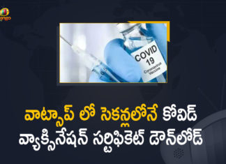 COVID Vaccination Certificate, Covid vaccination certificate now available through WhatsApp, Covid-19 Vaccination, COVID-19 Vaccination Certificate, COVID-19 vaccination certificate download, COVID-19 Vaccination Certificate Now Available Through WhatsApp, COVID-19 Vaccination News, COVID-19 Vaccination Updates, How to Get COVID-19 Vaccination Certificate, manog news, Vaccination Certificate Now Available Through WhatsApp