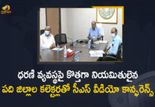 10 new Collectors get orientation on Dharani portal, Chief Secretary Somesh Kumar, CS Conducted a Orientation on Dharani System, CS Somesh Kumar, CS Somesh Kumar Conducted Orientation on Dharani System, CS Somesh Kumar Conducted Orientation on Dharani System to Newly Appointed District Collectors, CS Somesh Kumar Conducted Orientation on Dharani System to Newly Appointed District Collectors of 10 Districts, Dharani System, Dharani System is one of the most prestigious projects, Mango News