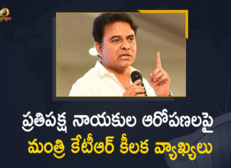 Have nothing to do with drugs case, Hyderabad Drug racket, KTR refutes Revanth comments, KTR Responds over Allegations on Narcotic Issue, KTR Responds over Opposition Allegations on Narcotic Issue, Mango News, Narcotics doesn’t have religious hues, Revanth Reddy Comments, Revanth Reddy Comments On KTR, TRS Working President KTR, TRS Working President KTR Responds over Opposition Allegations on Narcotic Issue