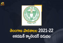 Telangana Education Department Releases Schools Academic Calendar for 2021-22