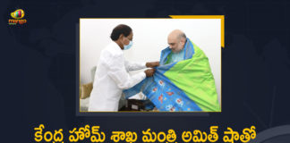 CM KCR Meets Union Home Minister Amit Shah at Delhi Today