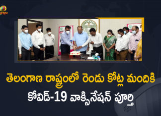 Corona Vaccination Programme, COVID 19 Vaccine, Covid Vaccination, Covid-19 Vaccination, Covid-19 Vaccine Distribution, Distribution For Covid-19 Vaccine, Mango News, Telangana Covid-19 Vaccination Coverage Crosses 2 Cr Today, Telangana Cumulative Covid-19 Vaccination, Telangana Cumulative Covid-19 Vaccination Coverage, Telangana Cumulative Covid-19 Vaccination Coverage Crosses 2 Cr Today, Vaccine Distribution