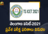 Telangana ICET-2021 Results Released Today