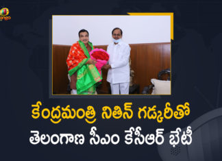 CM KCR Meets Union Road Transport and Highways Minister Nitin Gadkari, CM KCR Meets Union Road Transport and Highways Minister Nitin Gadkari in New Delhi, CM KCR to meet union ministers Gadkari Shekhawat, CM seeks nod for southern part of expressway, KCR meets Shekhawat, KCR seeks to tweak RRR plan, Mango News, New Delhi, Telangana CM KCR urges Nitin Gadkari to notify 4 state roads, Telangana CM KCR urges Union govt, Union Road Transport and Highways Minister, Union Road Transport and Highways Minister Nitin Gadkari