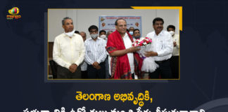 Telangana Secretariat Association Felicitated CS Somesh Kumar