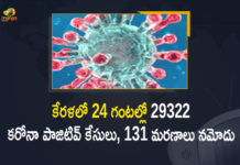 Covid-19 in Kerala : 29322 New Positive Cases and 131 Deaths in Last 24 Hours