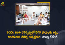 Development And Expansion Works of Nalas in GHMC Limits, Drain expansion drive in Hyderabad, Drain expansion drive in Hyderabad to avoid flood-like situation, GHMC plan to improve city sewer infra, Government to enact law for nala development, KTR directs GHMC officials to work on nalas, KTR recommends GHMC officials to work on nalas, KTR Review on Development And Expansion Works of Nalas in GHMC Limits, Mango News, Minister KTR held Review on Development And Expansion Works of Nalas in GHMC Limits, Telangana govt to come up with a law for expansion of nalas