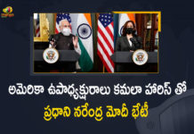 Prime Minister Narendra Modi Met US Vice President Kamala Harris