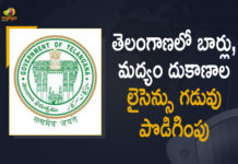 Bars and Liquor Shops Licences for One More Month, Bars’ licences extended by a month, Govt Extends Bars and Liquor Shops Licences for One More Month, Liquor shops licence extended by one month, Liquor shops licence extended by one month in Telangana, Liquor Shops Licences Extended, Mango News, telangana, Telangana Govt Extends Bars and Liquor Shops Licences, Telangana Govt Extends Bars and Liquor Shops Licences for One More Month, Telangana Liquor Shops Licences