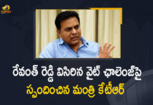 KTR initiates legal action against Opposition, KTR Ready To Take Drug Test, KTR Responds Over White Challenge, KTR Responds Over White Challenge Thrown by TPCC President, Mango News, Minister KTR Responds Over White Challenge Thrown by TPCC President Revanth Reddy, PCC Chief Revanth Reddy Comments On Minister KTR, rahul gandhi, Revanth Reddy white challenge at KTR, Revanth throws white challenge against drug abuse, TPCC President Revanth Reddy, TPCC President Revanth Reddy Takes Lie Detector Test In #Note4Vote Case, TPCC Revanth Reddy On Drugs, Vote For Note Case