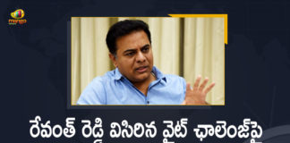 KTR initiates legal action against Opposition, KTR Ready To Take Drug Test, KTR Responds Over White Challenge, KTR Responds Over White Challenge Thrown by TPCC President, Mango News, Minister KTR Responds Over White Challenge Thrown by TPCC President Revanth Reddy, PCC Chief Revanth Reddy Comments On Minister KTR, rahul gandhi, Revanth Reddy white challenge at KTR, Revanth throws white challenge against drug abuse, TPCC President Revanth Reddy, TPCC President Revanth Reddy Takes Lie Detector Test In #Note4Vote Case, TPCC Revanth Reddy On Drugs, Vote For Note Case