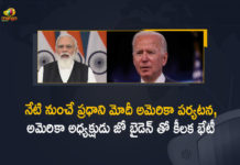 Biden to host PM Modi at White House on Sept 24, In-Person Meet With President Joe Biden, Joe Biden to host PM Modi for bilateral meeting, Mango News, Narendra Modi in US LIVE Updates:, PM Modi departs for three-day visit to US, PM Modi to Visit, PM Modi to Visit US from September 22 to 26, PM Modi US visit LIVE Updates, PM Modi US visit Updates, PM Modi’s US visit to begin from today, PM Will Meet US President Joe Biden in White House, US President Joe Biden