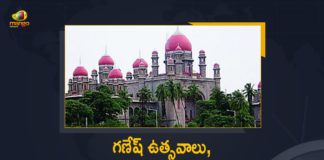 Ban on Immersion of PoP Ganesh Idols, Ban on Immersion of PoP Ganesh Idols in Hussain Sagar, Ganesh celebrations, ganesh chaturthi, Ganesh Chaturthi 2021, Ganesh Chaturthi Celebrations, Hussain Sagar, immersion of Ganesh idols, Mango News, Report On Ganesh Immersion, Telangana HC, Telangana High Court, Telangana High Court Orders to Ban on Immersion of PoP Ganesh Idols, Telangana High Court Orders to Ban on Immersion of PoP Ganesh Idols in Hussain Sagar