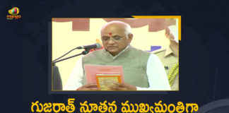 amit shah, Amit Shah Attends Ceremony, Bhupendra Patel, Bhupendra Patel Elected As New Chief Minister of Gujarat, Bhupendra Patel elected new Chief Minister of Gujarat, Bhupendra Patel Takes Oath As New CM Of Gujarat, Bhupendra Patel Takes Oath As New CM Of Gujarat Today, Bhupendra Patel The New Chief Minister Of Gujarat, Bhupendra Patel to be new Gujarat Chief Minister, BJP MLA Bhupendra Patel sworn-in as new Gujarat CM, Governor of Gujarat, Gujarat CM, Gujarat CM Bhupendra Patel, Mango News, The New Gujarat CM, Union Home Minister, Union Home Minister Amit Shah, Vijay Rupani