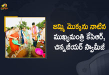 జమ్మి మొక్కను నాటిన ముఖ్యమంత్రి కేసిఆర్, చిన్నజీయర్ స్వామీజీ Telangana CM KCR Meets Chinna Jeeyar Swamy And Planted Jammi Saplings Under Green India Challenge,Telangana,Telangana News,Telangana Live News,TS News,Mango News,Mango News Telugu,Telangana CM KCR,CM KCR,CM KCR Live,KCR Live,CM KCR Live News,CM KCR Speech Live,CM KCR Live Speech,CM KCR Latest News,CM KCR Latest,CM KCR News,CM KCR Latest Updates,CM KCR Speech,CM KCR Speech Latest,CM KCR Latest Speech,CM KCR Live Updates,Telangana CM KCR Live,CM KCR Meets Chinna Jeeyar Swamy,Chinna Jeeyar Swamy,Chinna Jeeyar Swamy Ashramam,Jammi Saplings,CM KCR Jammi Saplings,CM KCR Visits Chinna Jeeyar Swamy Ashram,Telangana CM KCR Meets Chinna Jeeyar Swamy,CM KCR And Chinna Jeeyar Swamy Jammi Saplings,Chinna Jeeyar Swamy Latest News,CM KCR Chinna Jeeyar Swamy,CM KCR And Chinna Jeeyar Swamy Meeting,Jammi Plant,Green India Challenge,CM KCR Green India Challenge,#CMKCR,#ChinnaJeeyarSwamy