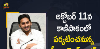 AP CM Jagan To Visit Kanipakam, AP CM Jagan To Visit Kanipakam On Oct 11, AP CM YS Jagan, AP CM YS Jagan To Visit Kanipakam Temple, AP CM YS Jagan will Visit Kanipakam Temple, AP CM YS Jagan will Visit Kanipakam Temple on October 11th, Chittoor District, Government of Andhra Pradesh, Kanipakam, Kanipakam Temple, Mango News, YS Jagan, YS Jagan will Visit Kanipakam Temple