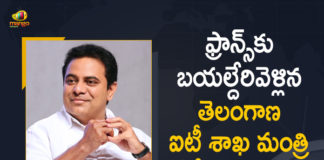 Ambition India Business Forum, Ambition India Business Forum-2021, France invites KTR to Ambition India Business Forum, KTR, KTR leaves for France to attend Ambition India 2021 conference, KTR leaves for Paris, KTR leaves for Paris to address Ambition India Business Forum, KTR’s Team Went to France to Participate in Ambition India Business Forum, Mango News, Telangana IT Minister KTR, Telangana IT Minister KTR’s Team Went to France, Telangana IT Minister KTR’s Team Went to France to Participate in Ambition India Business Forum-2021