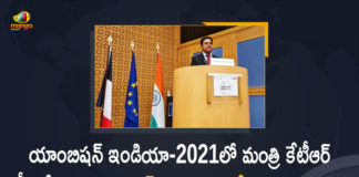 Ambition India-2021 Business Forum, Ambition India-2021 Business Forum at French Senate, Ambition India-2021 Business Forum at French Senate in Paris, French Senate, KTR, KTR at Ambition India-2021 Business Forum, KTR Speech at Ambition India-2021 Business Forum, Mango News, Minister KTR, Minister KTR Speech, Minister KTR Speech at Ambition India-2021 Business Forum, Minister KTR Speech at Ambition India-2021 Business Forum at French Senate in Paris, Paris