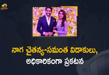 Mango News, Naga Chaitanya, Naga Chaitanya And Samantha Divorce, Naga Chaitanya And Samantha Release Official Statement, Naga Chaitanya And Samantha Releases Official Statement, Naga Chaitanya And Samantha Releases Official Statement Regarding Their Separation, Samantha, Samantha Akkineni-Naga Chaitanya, Samantha Akkineni-Naga Chaitanya announce divorce, Samantha and Naga Chaitanya announce separation, Samantha Divorce, Samantha Ruth Prabhu And Naga Chaitanya Announce