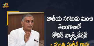 Health Minister Harish Rao Directed the Officials to Speed up COVID-19 Vaccination