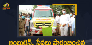 7 Ambulance Services at King Koti DME Campus, CM KCR to lay stone for four hospitals in Hyderabad, Harish Rao Launches 7 Ambulance Services, Harish Rao Launches 7 Ambulance Services at King Koti DME Campus, Health Minister Harish Rao, Health Minister Harish Rao Launches 7 Ambulance Services at King Koti DME Campus, King Koti DME Campus, Mango News, Minister Harish Rao Launches 7 Ambulance Services, Telangana Health Minister, Telangana Health Minister Harish Rao