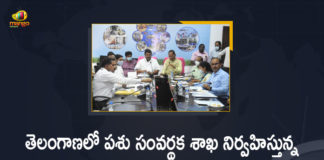 #Karnataka, Animal Husbandry Minister Prabhu B.Chauhan, Karnataka Animal Husbandry Minister, Karnataka Animal Husbandry Minister Meets Minister Talasani, Karnataka Animal Husbandry Minister Prabhu B.Chauhan, Karnataka Animal Husbandry Minister Prabhu B.Chauhan Meets Minister Talasani Srinivas, Karnataka Animal Husbandry Minister Prabhu B.Chauhan Meets Minister Talasani Srinivas Today, Karnataka Minister lauds Telangana’s mobile veterinary clinics, Mango News, Minister Talasani Srinivas, Minister Talasani Srinivas Yadav, Prabhu B.Chauhan, Prabhu B.Chauhan Meets Minister Talasani Srinivas