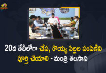 Minister Talasani Held High Level Meeting with Animal Husbandry, Fisheries Department Officials